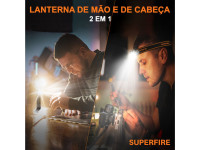 Superfire Lanterna de Mão 2 em 1 5W 600lm IP44 TH04 Superfire Lanterna de Mão 2 em 1 5W 600lm IP44 TH04
